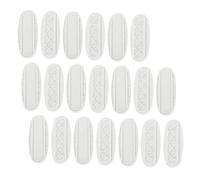 HOLIDYOYO 10pcs Oval Self Adhesive Power Strip Holder Wall-mounted Socket Fixer for Home Office Kitchen Cable Management Rack