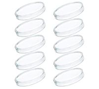HOLIDYOYO 10pcs Plastic Petri Dishes with Lid, Laboratory Equipment for Chemistry Experiment, Not Easy to Crack or Break, for Tissue Culture and Scientific Analysis