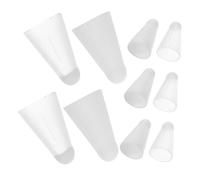 HOLIDYOYO 10pcs Premium Fiber Pencil Tip Protectors Compatible with Apple Pencil Wear Resistant Capacitive Stylus Covers Non Slip Tablet Pen Sleeve for Scratch and Shock Protection