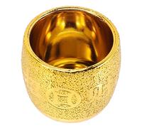 HOLIDYOYO 10pcs Small Decorative Water Cups Reusable Tea Cups for Home Party Compact Lightweight Smooth Surface Easy to Clean Metal Drinking Glasses
