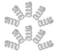 HOLIDYOYO 10Pcs Small Diameter Stainless Steel Compression Springs Mini Pen Springs Replacement for Ballpoint Pen Repair and DIY Crafts for Precision Use