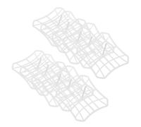 HOLIDYOYO 10pcs Square Pickling Press Plates Mesh for Wide Mouth Mason Jars Fermenting Weights for Even Vegetable Submersion Space-Saving Pressing Tool for Home Pickling and Kimchi