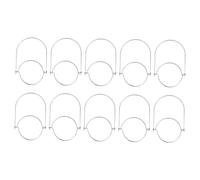 HOLIDYOYO 10Pcs Stainless Steel Jar Handles Smooth Safe Jar Hanging Hooks Easy Installation Portable for Pickling and Chutney Storage