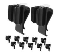 HOLIDYOYO 12pcs Golf Putter Clips Lightweight Plastic Organizer for Bag Antislip Holder for Secure Club Storage Easy Installation for Golfers the Go