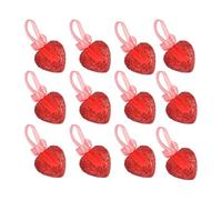 HOLIDYOYO 12pcs Heart-shaped Hanging Decorations Foam Love Pendant 5cm for Valentine's Day Wedding Party Scene Decor Romantic Hanging Love-heart Ornaments