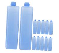 HOLIDYOYO 12pcs Small Ice Packs Freezer Blocks Reusable Portable Cooler Gel Packs for Refrigerator Air Conditioner Fan Cooling Blue