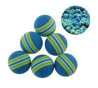 HOLIDYOYO 12pcs Soft EVA Practice Balls Lightweight Indoor Training Aid for Approach Shots Safe for Furniture and Glass Blue