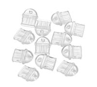 HOLIDYOYO 12pcs Transparent Type-c Charging Port Dust Plugs with Hole Usb-c Port Covers Compact Anti-grime Stopper for Smartphones Easy Insertion and Removal Protective Caps