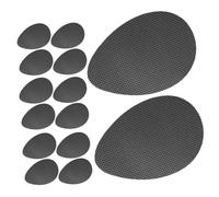 HOLIDYOYO 15 Pairs Rubber Heel Sole Grips Self-Adhesive Anti-Slip Shoe Pads for Men and Women High Heels Bottom Protectors for Enhanced Traction Slippery Surfaces Black