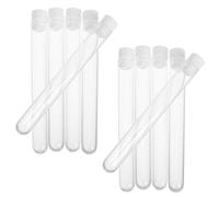 HOLIDYOYO 15pcs Empty Eyelash Brush Storage Tubes with Stopper Plastic Makeup Brush Containers for Travel and Makeup Organizer