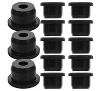 HOLIDYOYO 15pcs Silicone Grommets for Wiring Sealing Gaskets with High Temperature Resistance Flexible Insulation Wire Covers Hole Plugs for Cables and Cord Protection