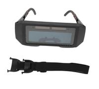 HOLIDYOYO 1pc Auto Darkening Welding Glasses Lightweight Protective Goggles for Welders Solar Powered Safety Eyewear with Comfortable Fit for Long Wear for Electric Welding