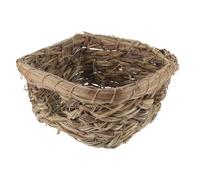 HOLIDYOYO 1Pc Grass Woven Nest for Rabbits and Hamsters Pastoral Style Pet House Durable and Breathable Design Comfortable Sleeping Bed for Small Pets Grass Hideaway Nest