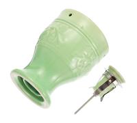 HOLIDYOYO 1set Ceramic Moxibustion Cup Insulated Burner Box for Portable Heat Therapy Ergonomic Design for Spa and Massage Use Scald Prevention Dual-Layer Construction