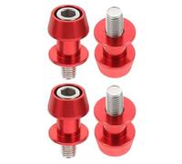 HOLIDYOYO 2 Pairs 10Mm Motorcycle Swingarm Bobbin Spools Replacement Aluminum Alloy Swing Arm Screw Stand Paddock for Motorbike Racing and Repair