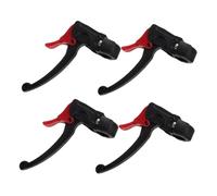 HOLIDYOYO 2 Pairs Heavy Duty Manual Wheelchair Brake Extenders with Selflocking Mechanism Plastic Side Mount Brake Handles for Transport Chairs Secure Wheel Lock Upgrade for Reliable Parking