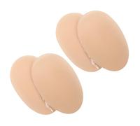 HOLIDYOYO 2 Pairs Men’S Silicone Chest Muscle Pads Push-Up Inserts Adhesive Invisible Soft Silicone Enhancers for Sports, Costumes, and Daily Wear in Khaki