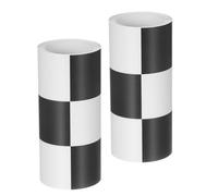 HOLIDYOYO 2 Rolls Checkered Peel and Stick Wall Border Self-Adhesive Removable Wallpaper for Kitchen Cabinets Bathroom Bulletin Board Multipurpose Decorative Sticker with Easy Application