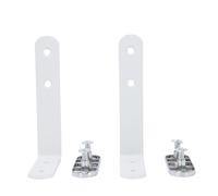 HOLIDYOYO 2 Sets Shaped Right Angle Corner Screen Brackets Clips Stable Fixing Brackets for Office Desk Partitions Precision-Made Supports with Modern Minimalist Design