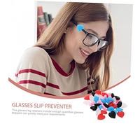 HOLIDYOYO 20 Pairs Anti-slip Heart-shaped Glasses Grips Silicone Ear Hooks for Spectacles Eyeglass Retainers for Work Exercise Office Use Non-slip Replacement Accessories