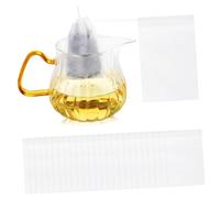 HOLIDYOYO 200pcs Non Woven Fabric Brewing Bags with Drawstring Closure Food Safe Empty Tea Filter Bags for Loose Leaf Tea Coffee Infusions and Spice Brewing Pouches for Easy Steeping