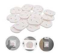 HOLIDYOYO 20pcs Plug Socket Covers with Spring-Loaded Self-Closing Safety Shield Childproof Electrical Outlet Protectors for Home Use Space-Saving and Discrete Design