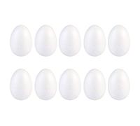 HOLIDYOYO 20pcs Polystyrene Craft Eggs Diy Easter Eggs for Kids Festival Decor Long-lasting and Versatile Use