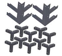 HOLIDYOYO 20pcs Retro Vintage Box Corner Protectors with Screws Antique Style Wooden Box Guards for Jewelry Cases and Woodworking Projects and Easy to Install