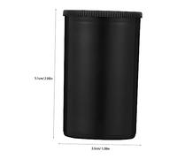 HOLIDYOYO 20pcs Reusable Film Canisters with Lids Compact Storage Containers for Camera Reel Organization Travel Friendly Film Camera Storage Boxes in Black and White Leak Design