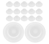 HOLIDYOYO 20Pcs Silicone Water Bottle Stopper Leak Proof Round Spill Proof Plug Accessory for Belly Bottle 10Mm Hole Diameter Reusable Sports Water Cup Replacement Seal