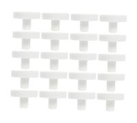 HOLIDYOYO 20pcs White Ceramic T-shaped Coral Frag Rack Aquarium Coral Support Base for Reef Tank Branch Nurture Supplies Frag Holder