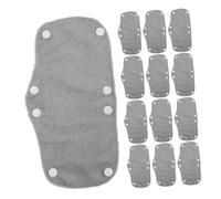 HOLIDYOYO 24pcs Detachable Hard Hat Sweatband with Snap Fasteners Washable and Reusable Sweat-resistant Helmet Liner Non-slip Gray Insert for Construction Work Easy to Install and Maintain