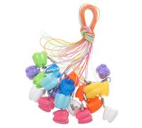 HOLIDYOYO 24pcs Teeth Storage Box Plastic Tooth Keepsake Container for Boys and Girls Fairy Collector Box Party Favor Random Color