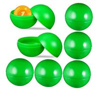 HOLIDYOYO 25 Pcs Raffle Balls, Plastic Hollow round Lottery Balls for Party Games, Can Hold Written Notes, No Burr, Bright Green Game Props