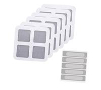 HOLIDYOYO 25PCS Strong Adhesive Window Screen Repair Tape Cuttable Mesh Patch for Home Self-adhesive Mosquito Net Seal Tape Soft Tear-resistant for Door and Patio Screens