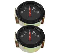 HOLIDYOYO 2Pcs 12V-24V Car Alternator Current Meter 30A Pointer Amp Voltmeter Gauge for Automotive Electrical Circuit Testing and Boat Power System Monitoring