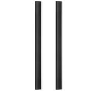 HOLIDYOYO 2Pcs 29cm Black Plastic Lip for Dustpan Replacement Edges Dustpan Plastic Edge Repair Strips Lip Replacement for Household Cleaning