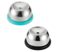 HOLIDYOYO 2Pcs 304 Stainless Steel Egg Puncher Kitchen Gadgets Egg Piercing Tools with Blue and Black Handles Accessories for Home and Restaurant Use