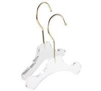 HOLIDYOYO 2pcs Acrylic Dog Clothing Hangers Small Pet Hangers for Dogs Cats Skirt Multi-functional Pet Garment Rack