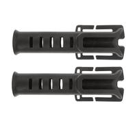 HOLIDYOYO 2pcs Adjustable Fishing Rod Holder Waist Belt Handsfree Rod Inserter for Spinning and Casting Poles for Surf Kayak Wading Black