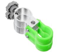 HOLIDYOYO 2pcs Aluminum Alloy Fishing Chair Clip with Anti-skid Sleeve Portable Outdoor Umbrella Holder Brackets for Camping and Angling with Buckle Design for Stable Umbrella Attachment