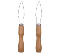 HOLIDYOYO 2pcs Button Hooks for Seniors and Disability Assistance, Quick Efficiency and Versatile Design with Wood and Metal Material, for Factory Bulk Production and Personal Use at Home
