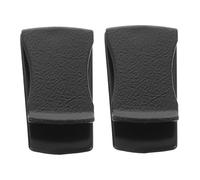 HOLIDYOYO 2pcs Car Mini Hooks for Vehicle Lightweight Card Ticket Holder Clips Black Multifunctional Hangers for Small Items Organizing Car Accessories