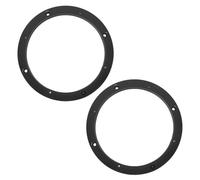 HOLIDYOYO 2pcs Car Speaker Spacer Rings Plastic Mounting Adapters for Door Speakers Enhance Sound Quality and Prevent Deformation