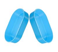 HOLIDYOYO 2pcs Dispenser Tray Serving Pill Tray Tablet Sorter Daily Pill Case Organizer Hospital Medication Small Dispensing Small Storage Medication Organizer Blue
