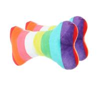 HOLIDYOYO 2pcs Dog for Small Dogs Plush Cartoon Puppy Teething Multi-purpose Corrects Destructive Habits Plush Material 5.89x2.87x1.57in Size Chewing