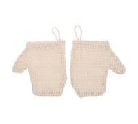 HOLIDYOYO 2pcs Exfoliating Shower Mitts Soft and Dual-sided Bath Gloves for Gentle Dead Skin Removal for Men and Women Your Shower
