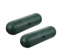 HOLIDYOYO 2pcs Extension Cord Safety Cover Outdoor Cable Protector for Power Outlet Plug Dustproof Rainproof Electrical Connection Seal for Indoor and Outdoor Use