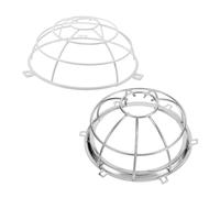HOLIDYOYO 2Pcs Fire Sprinkler Guard Cage Durable Fire Sprinkler Protector Cover with Design for Indoor Use Easy to Install for Home and Office Safety