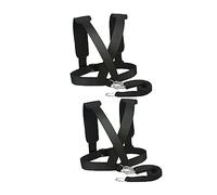 HOLIDYOYO 2pcs Fitness Training Resistance with Metal Elastic Shoulder Straps for Strength Speed Enhancement Weight Bearing Sled Harness for Running and Outdoor Workouts
